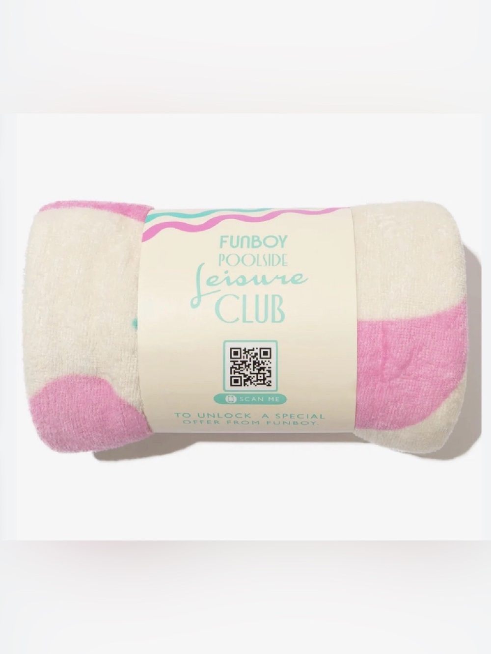 NEW! Funboy Pink & White Men's Athletic Socks - Poolside Leisure Club